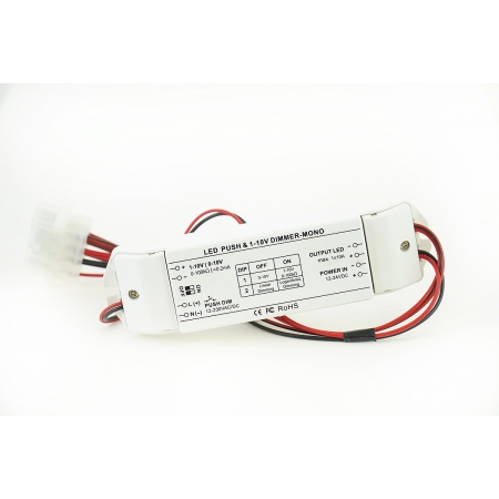 Ściemniacz / Sterownik LED 12/24h 10A Push Dimmer PWM NAVIX #BC-331-10A